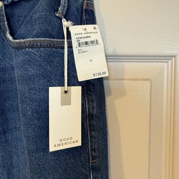 Good American Good 90s Wide Leg Jeans Baggy sz 10 / 30 NWT - Picture 2 of 10